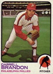 1973 Topps Baseball Cards      326     Darrell Brandon